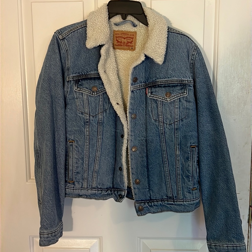Levis Sherpa Denim Jacket M